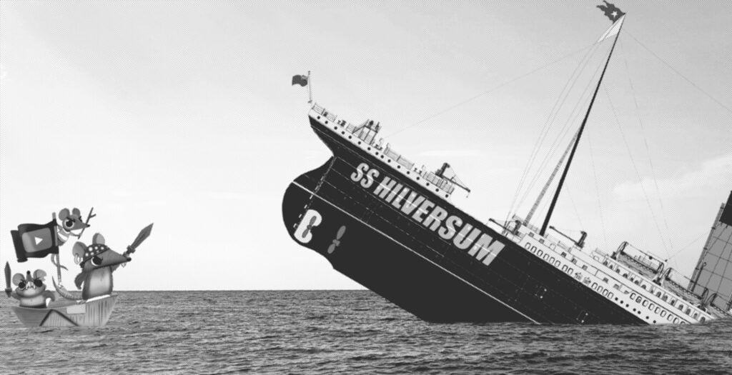 Het ‘Nieuwe’ Media Spel. Wie wint? 1 | Jeroen Smolders Media Hilversum: Zinkend Schip
