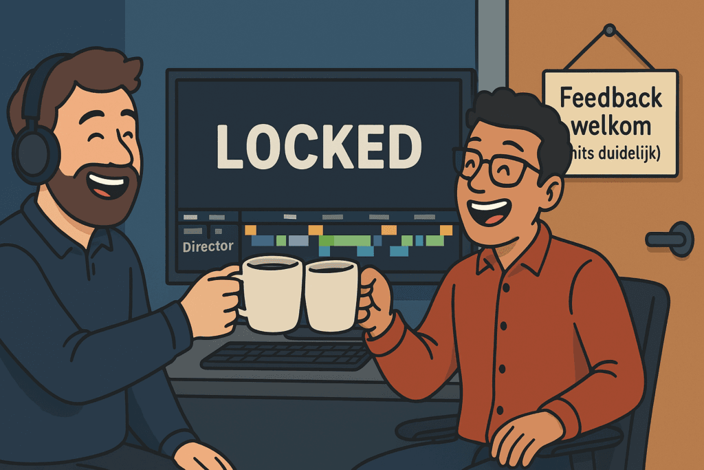 Constructieve feedback in postproductie: zo haal je meer uit je montageproces 3 | Jeroen Smolders Media Feedback op de montage is geen aanval maar een samenwerking