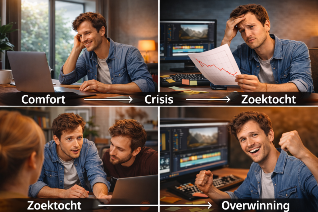 Zo vertel je krachtige verhalen 3 | Jeroen Smolders Media The Hero's Journey of a Story Architect